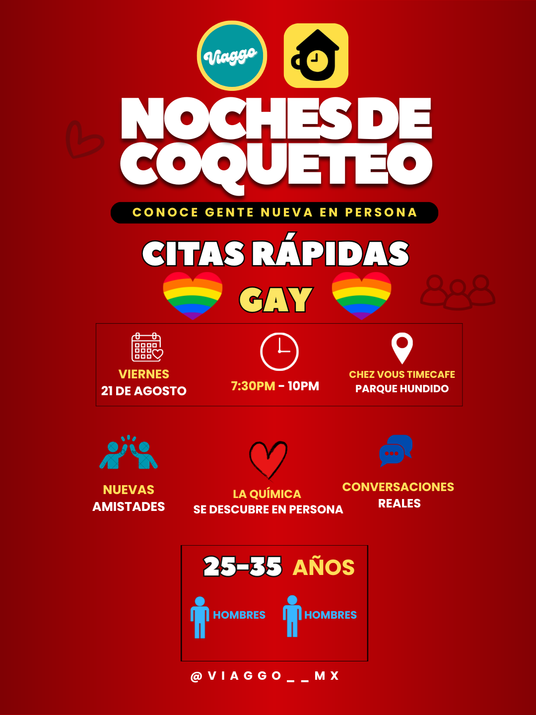 CITAS RAPIDAS GAY 25-35 AÑOS NOCHES DE COQUETEO