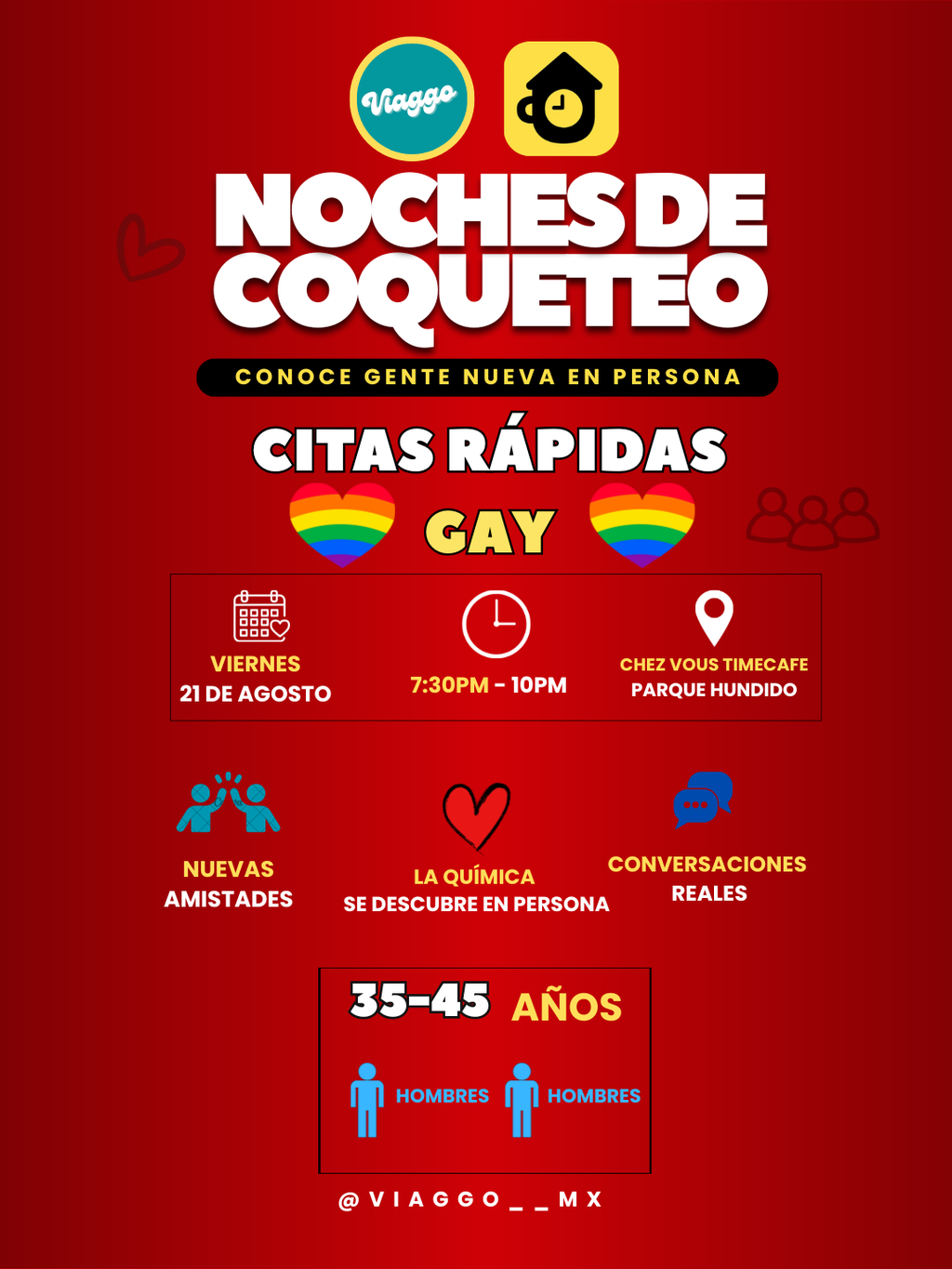 CITAS RAPIDAS GAY 35-45 AÑOS NOCHES DE COQUETEO